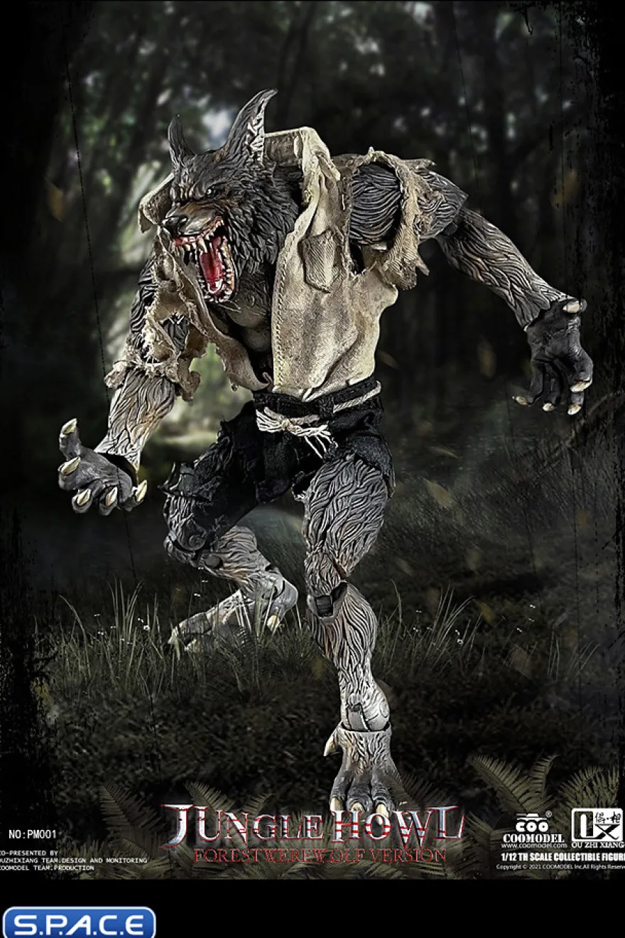 1/12 Scale Jungle Howl Forest Werewolf