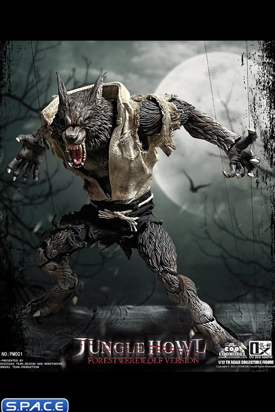 1/12 Scale Jungle Howl Forest Werewolf
