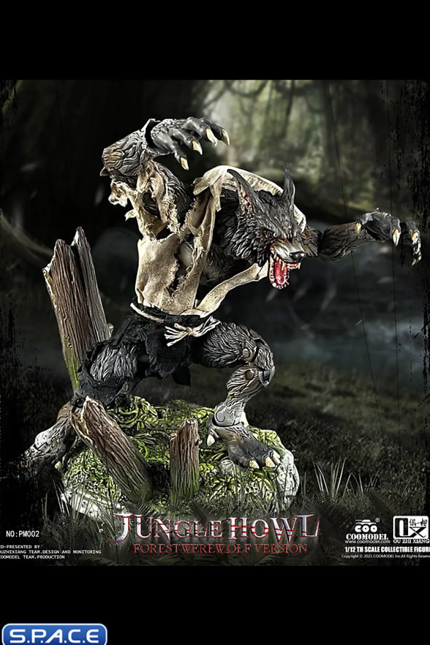 1/12 Scale Jungle Howl Forest Werewolf - Deluxe Version