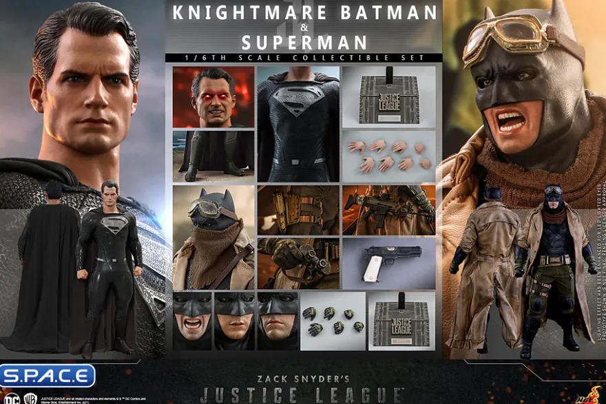 1/6 Scale Knightmare Batman & Superman TV Masterpiece Set TMS038