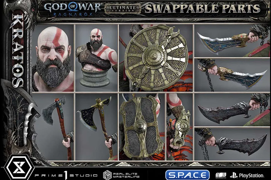 1/3 Scale Kratos Real Elite Masterline Statue
