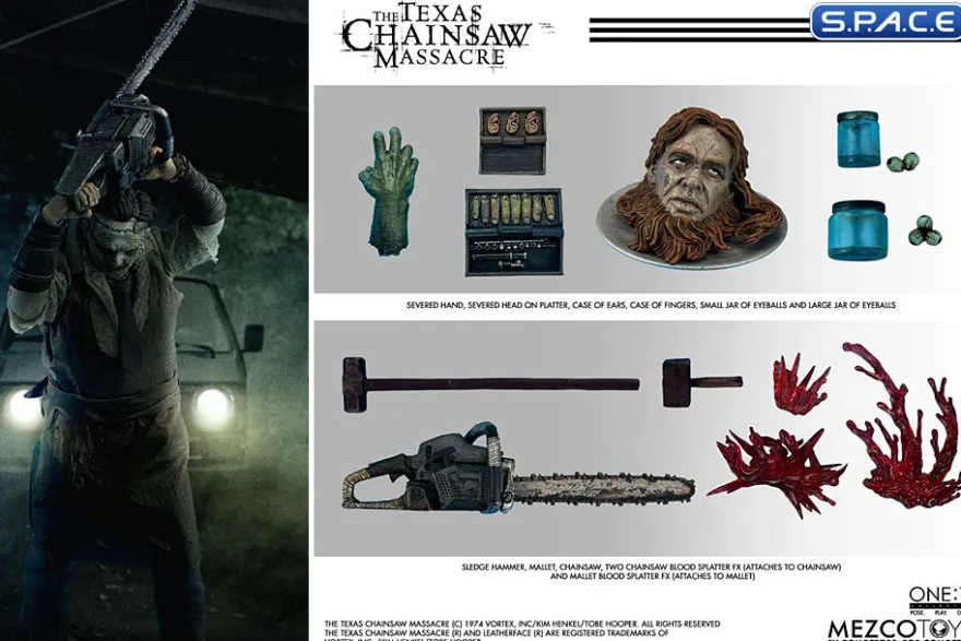 1/12 Scale Leatherface One:12 Collective