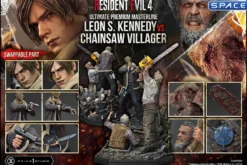 1/4 Scale Leon S. Kennedy vs. Chainsaw Villager Ultimate Premium Masterline Statue