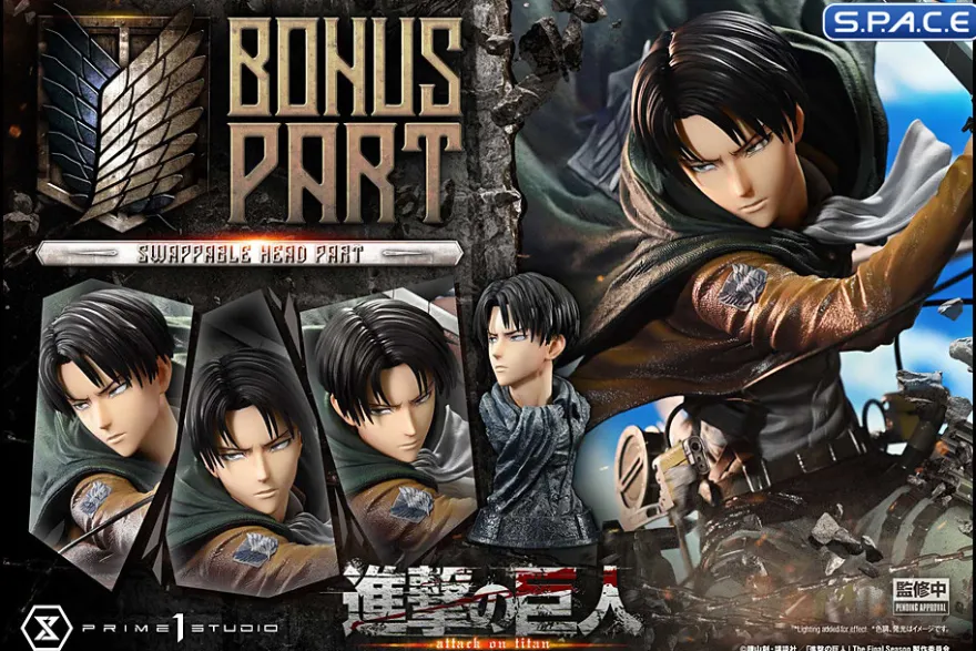 1/4 Scale Levi vs. Beast Titan Ultimate Premium Masterline Statue