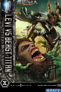 1/4 Scale Levi vs. Beast Titan Ultimate Premium Masterline Statue