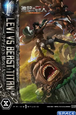 1/4 Scale Levi vs. Beast Titan Ultimate Premium Masterline Statue