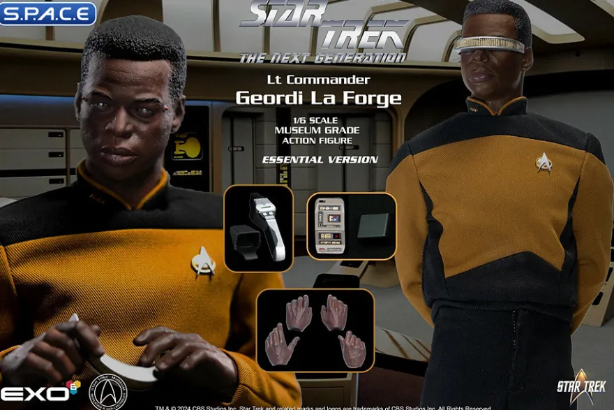1/6 Scale Lt. Commander Geordi La Forge
