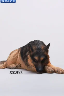 1/6 Scale lying German Shepherd