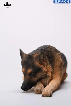 1/6 Scale lying German Shepherd