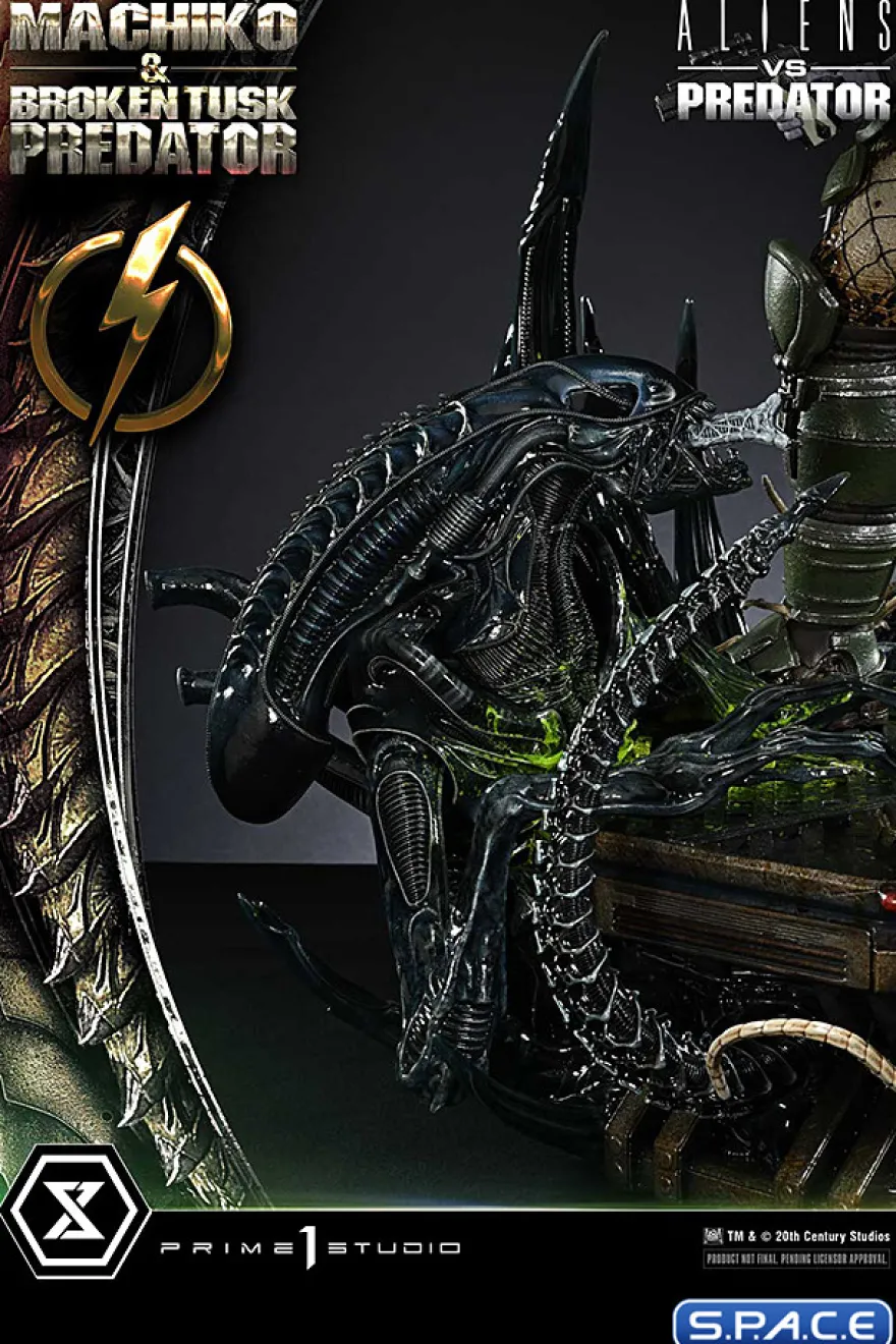 1/4 Scale Machiko & Broken Tusk Predator Ultimate Premium Masterline Statue