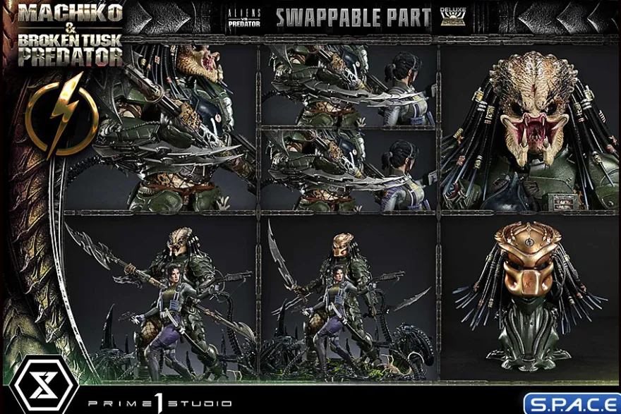 1/4 Scale Machiko & Broken Tusk Predator Ultimate Premium Masterline Statue