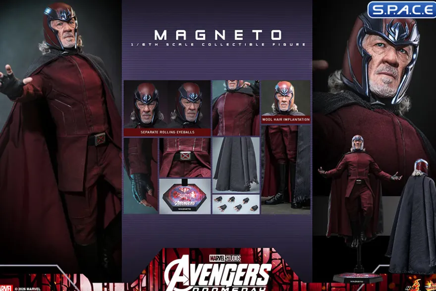 1/6 Scale Magneto Movie Masterpiece MMS912