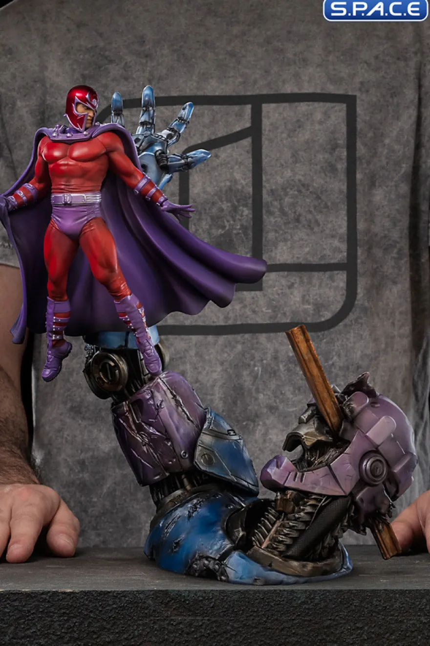1/10 Scale Magneto vs. Sentinel Deluxe Art Scale Statue