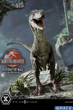 1/6 Scale Male Velociraptor Legacy Museum Collection Statue