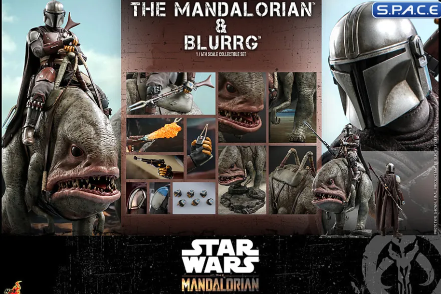 1/6 Scale Mandalorian & Blurrg TV Masterpiece TMS046