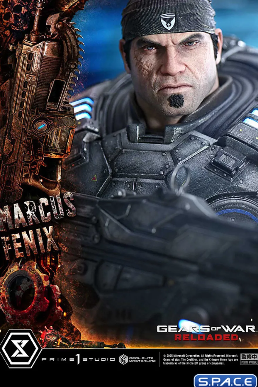 1/3 Scale Marcus Fenix Real Elite Masterline Statue