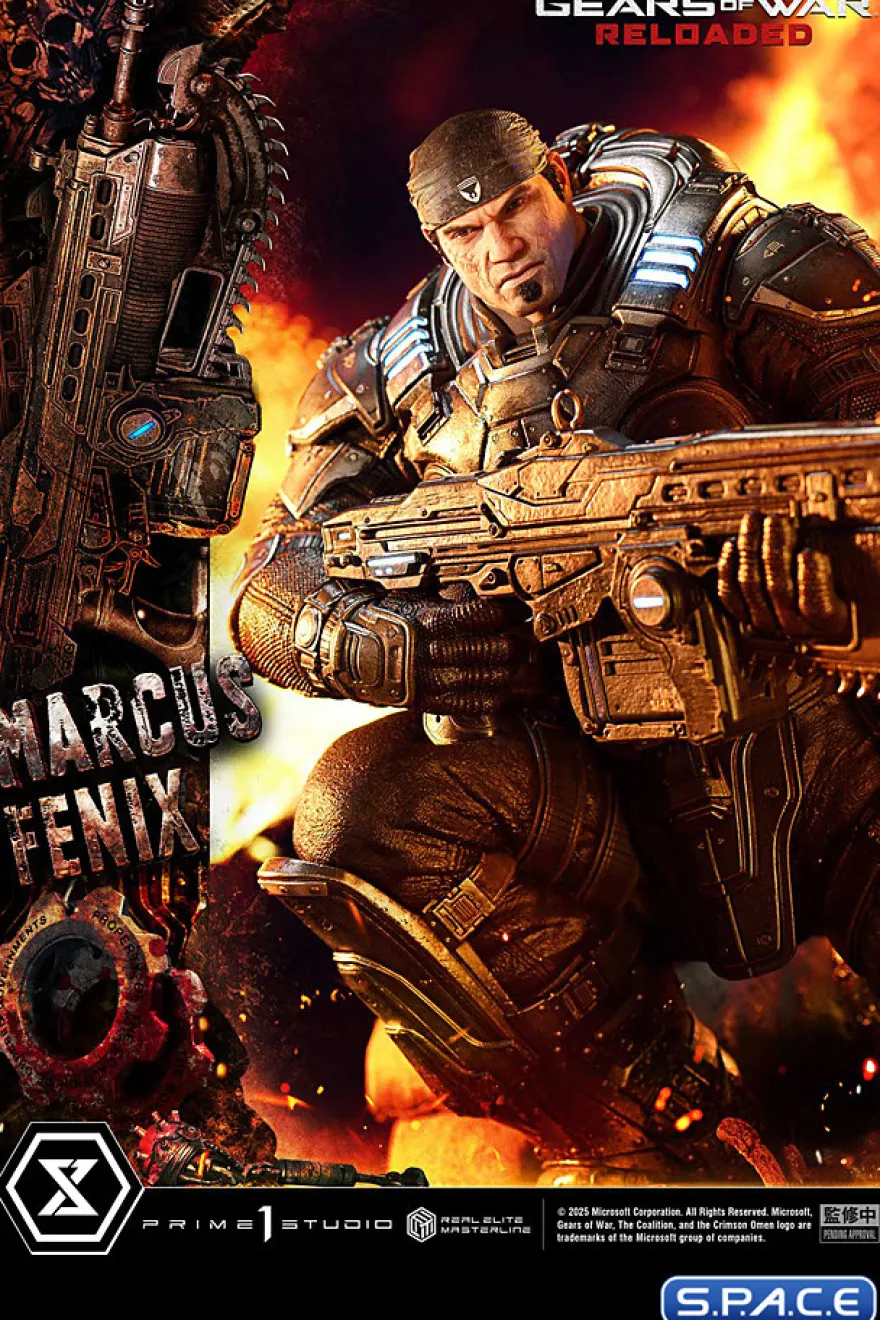 1/3 Scale Marcus Fenix Real Elite Masterline Statue