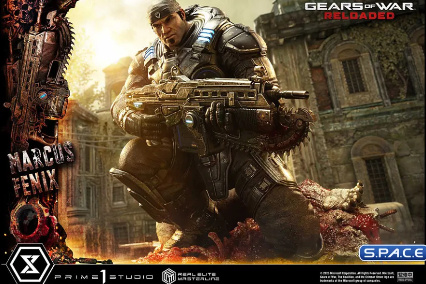 1/3 Scale Marcus Fenix Real Elite Masterline Statue