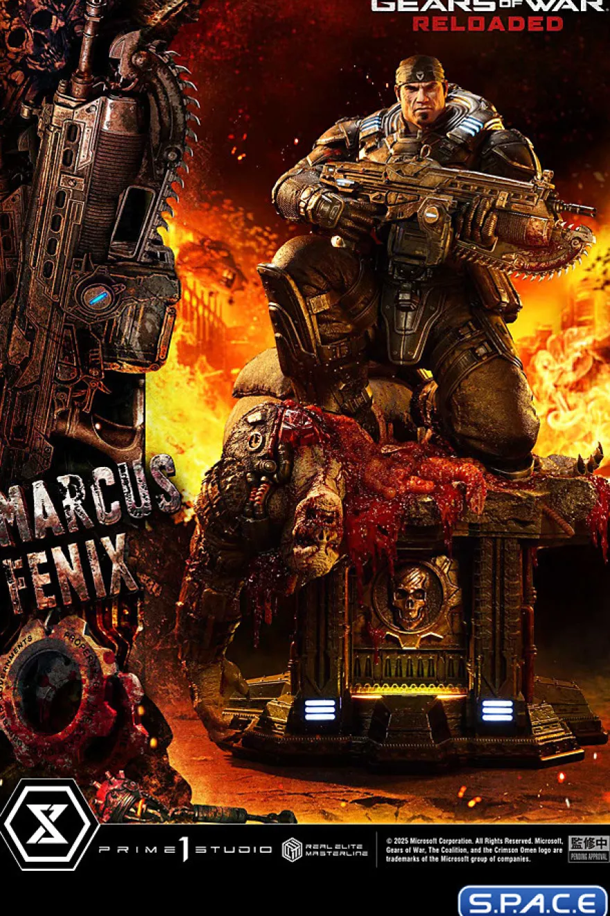 1/3 Scale Marcus Fenix Real Elite Masterline Statue