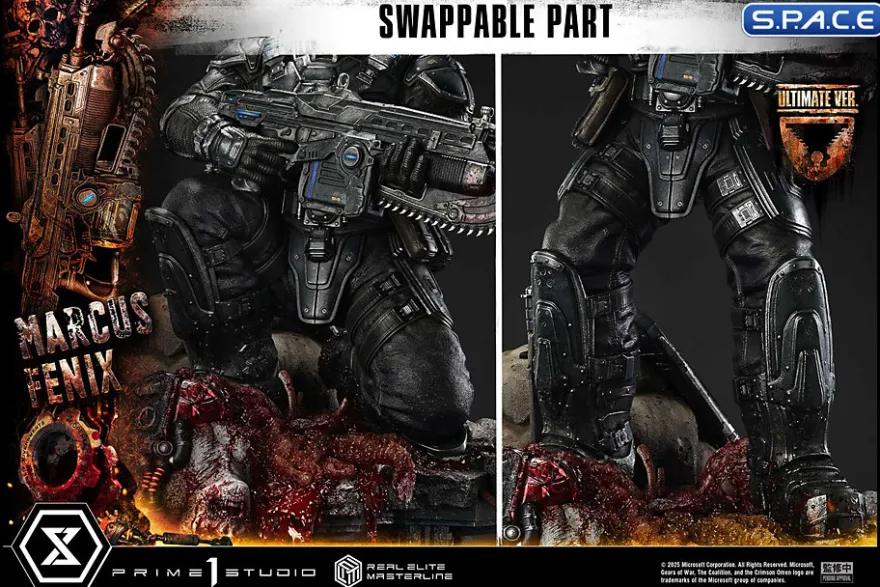 1/3 Scale Marcus Fenix Ultimate Real Elite Masterline Statue