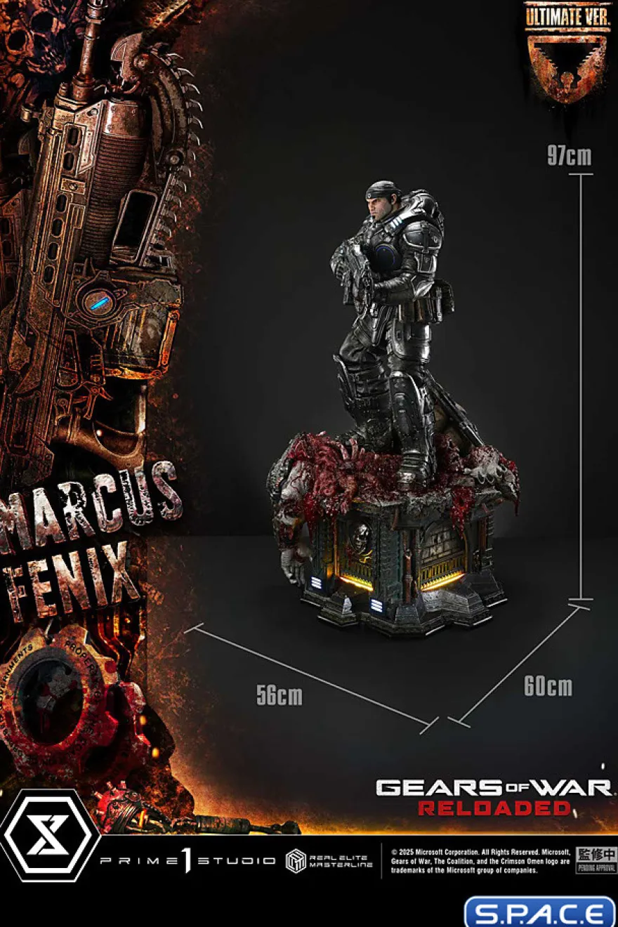 1/3 Scale Marcus Fenix Ultimate Real Elite Masterline Statue