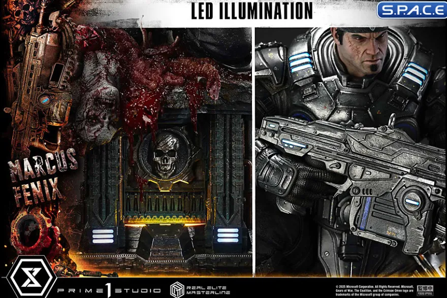 1/3 Scale Marcus Fenix Ultimate Real Elite Masterline Statue