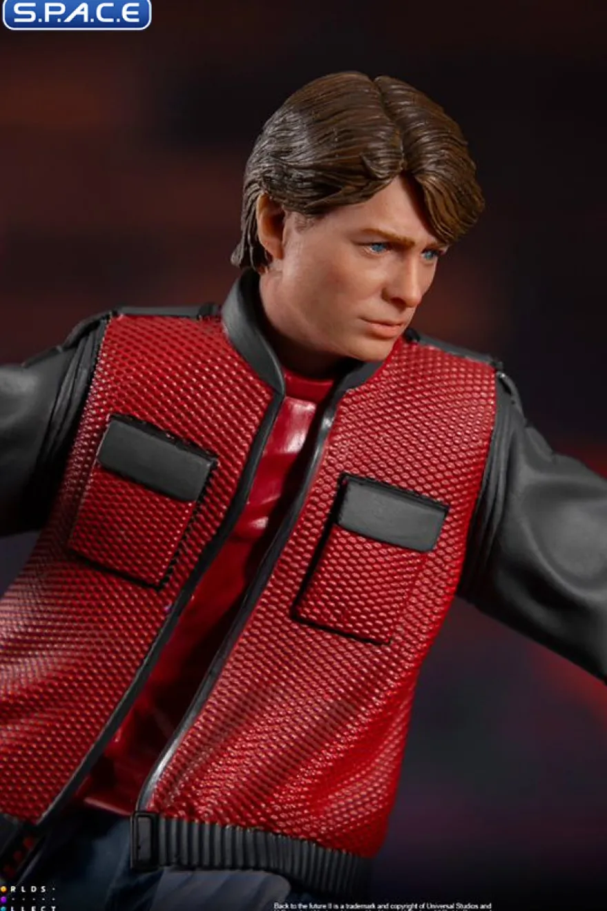 1/10 Scale Marty McFly on Hoverboard Art Scale Statue