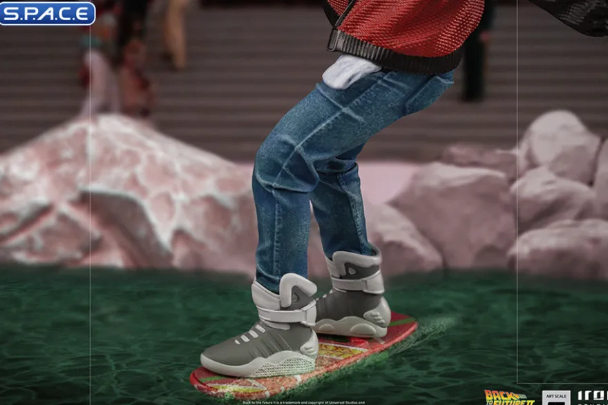 1/10 Scale Marty McFly on Hoverboard Art Scale Statue
