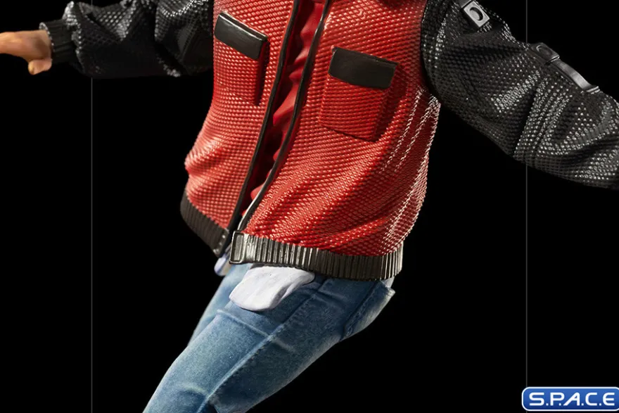 1/10 Scale Marty McFly on Hoverboard Art Scale Statue