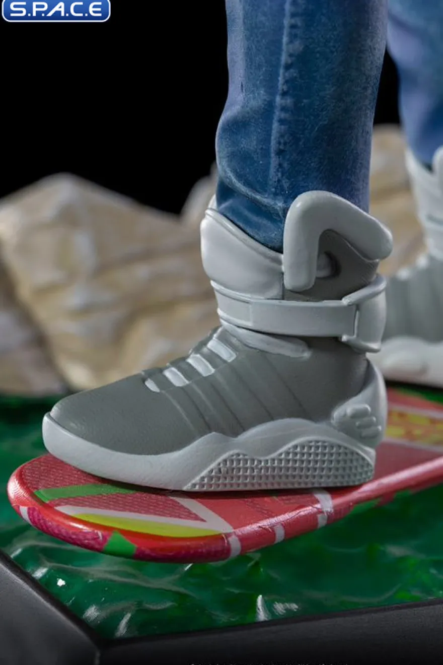 1/10 Scale Marty McFly on Hoverboard Art Scale Statue