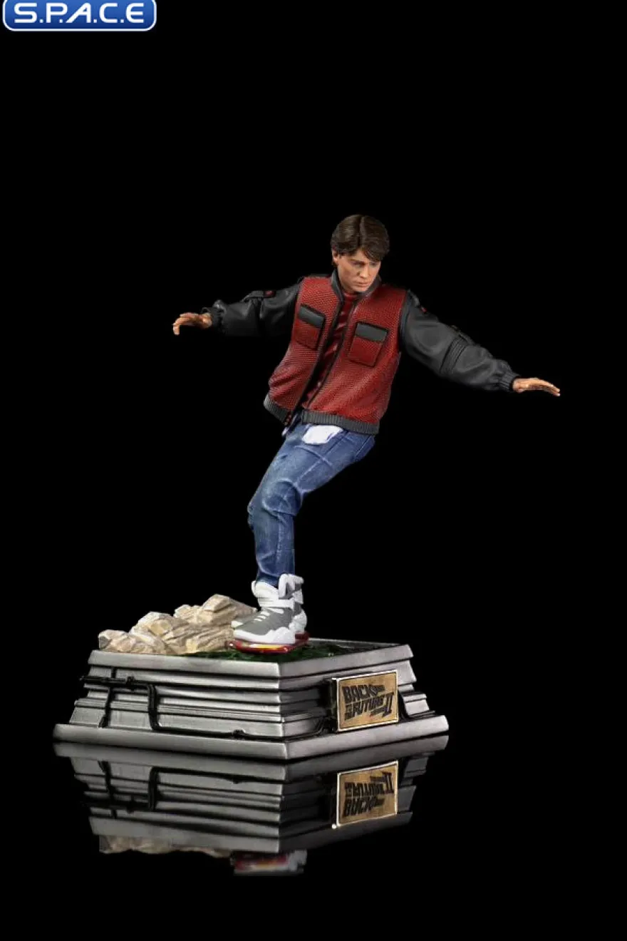 1/10 Scale Marty McFly on Hoverboard Art Scale Statue