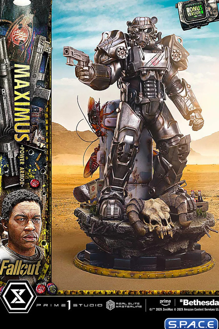 1/4 Scale Maximus Power Armor Deluxe Real Elite Masterline Statue