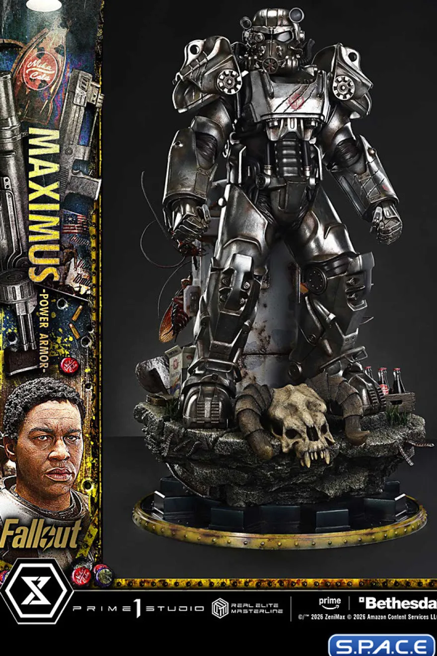1/4 Scale Maximus Power Armor Real Elite Masterline Statue (Fallout)