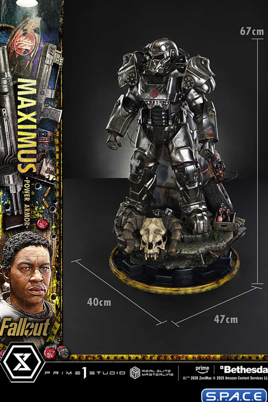 1/4 Scale Maximus Power Armor Real Elite Masterline Statue (Fallout)