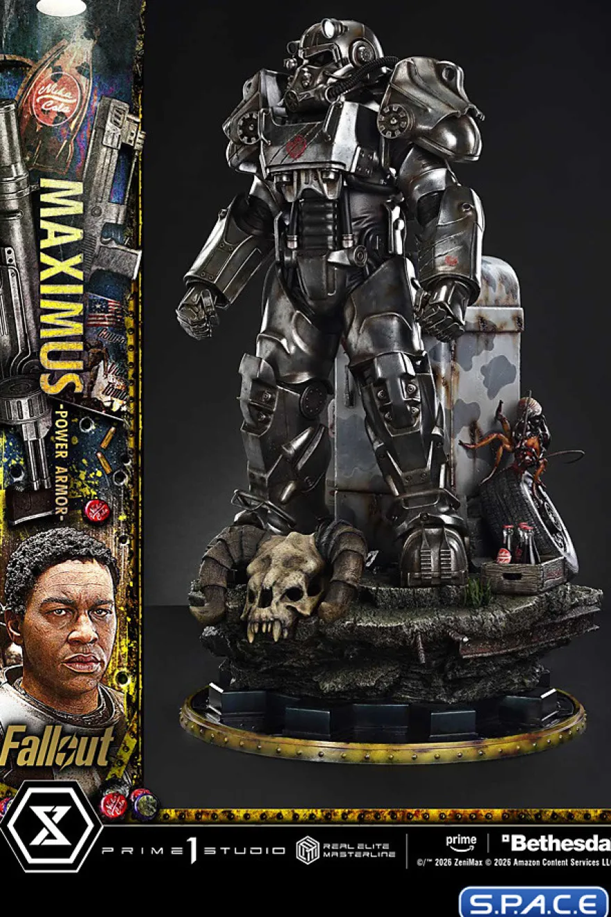 1/4 Scale Maximus Power Armor Real Elite Masterline Statue (Fallout)