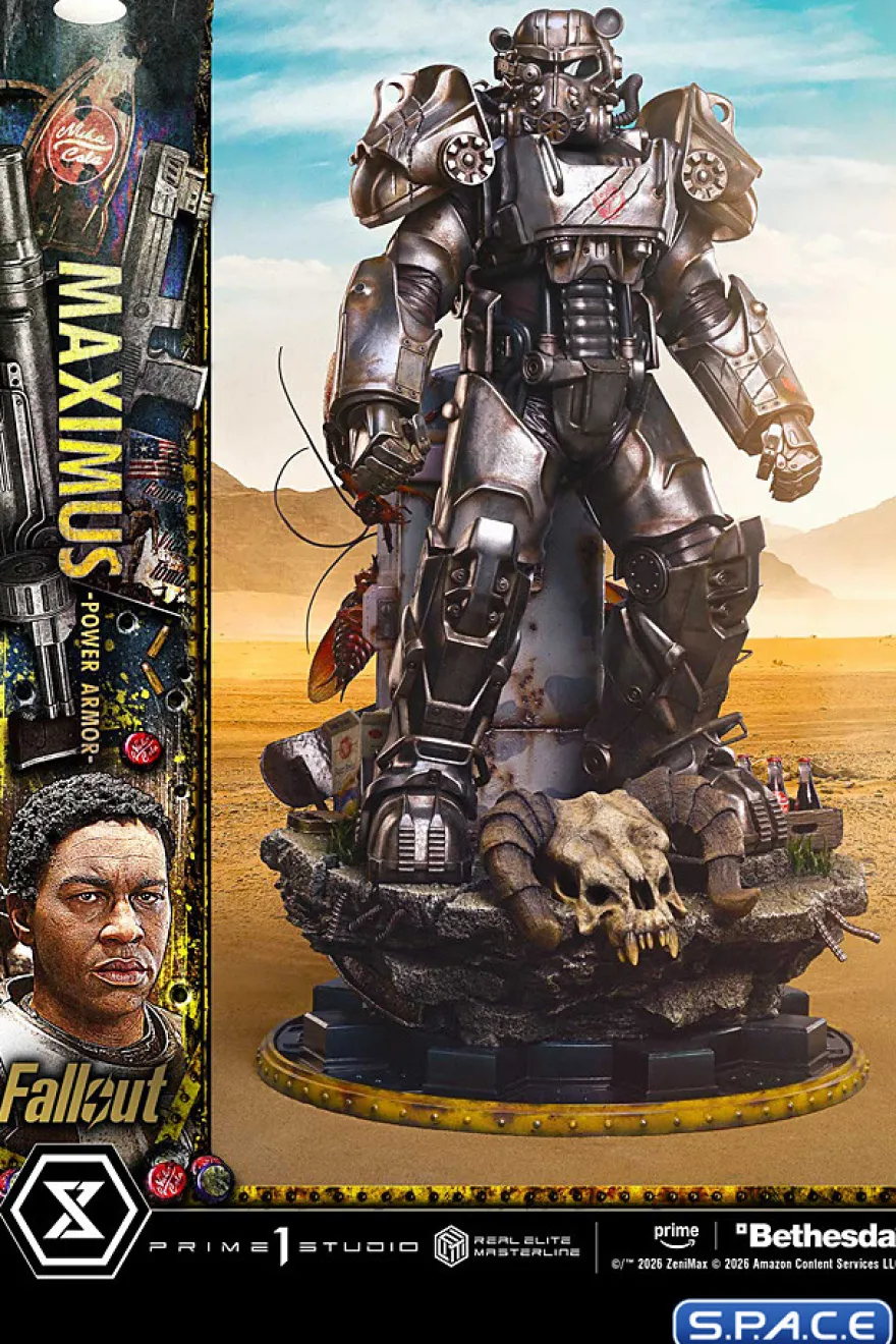 1/4 Scale Maximus Power Armor Real Elite Masterline Statue (Fallout)