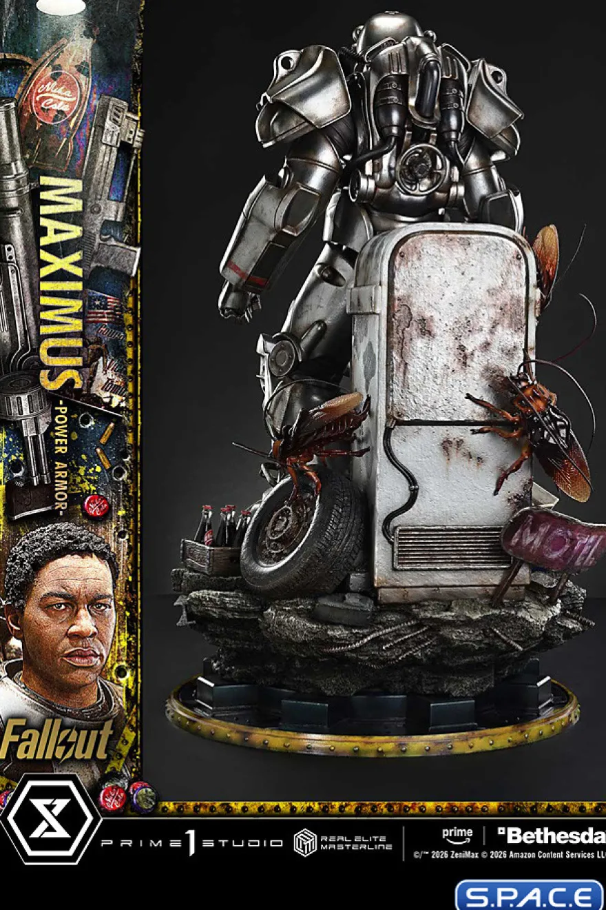 1/4 Scale Maximus Power Armor Real Elite Masterline Statue (Fallout)