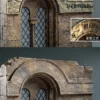 1/6 Scale Medieval Potion Room Diorama Base Version A
