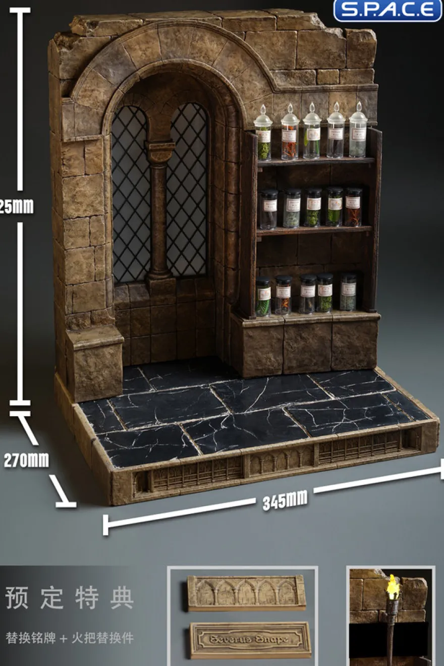 1/6 Scale Medieval Potion Room Diorama Base Version B
