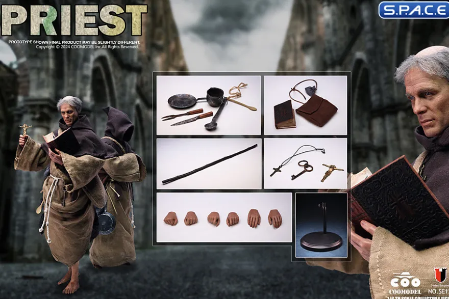 1/6 Scale Medieval Priest
