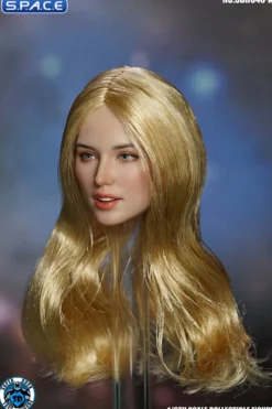 1/6 Scale Megan Head Sculpt (long blonde hair)