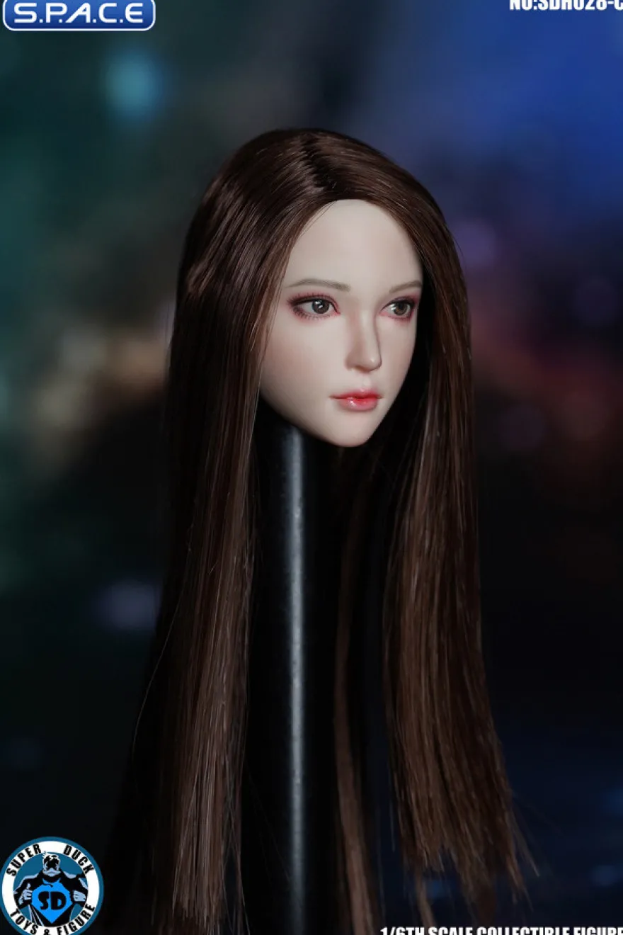 1/6 Scale Mel Head Sculpt (brown hair)