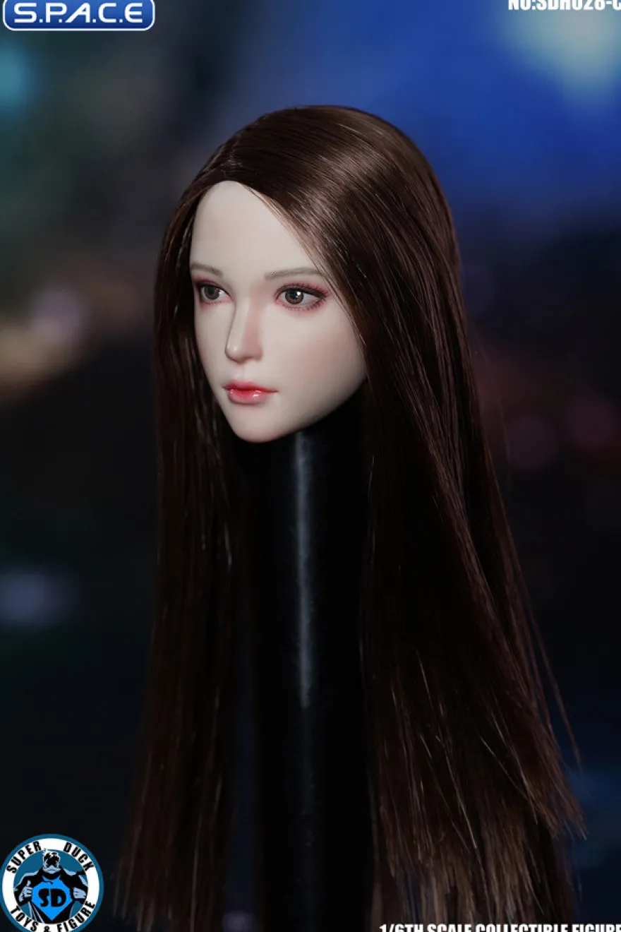 1/6 Scale Mel Head Sculpt (brown hair)