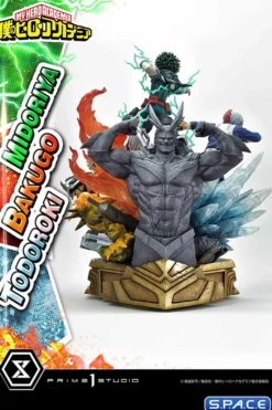 1/4 Scale Midoriya, Bakugo & Todoroki Ultimate Premium Masterline Statue
