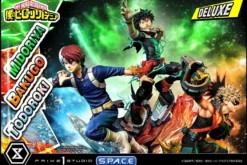 1/4 Scale Midoriya, Bakugo & Todoroki Deluxe Ultimate Premium Masterline Statue - Bonus Version