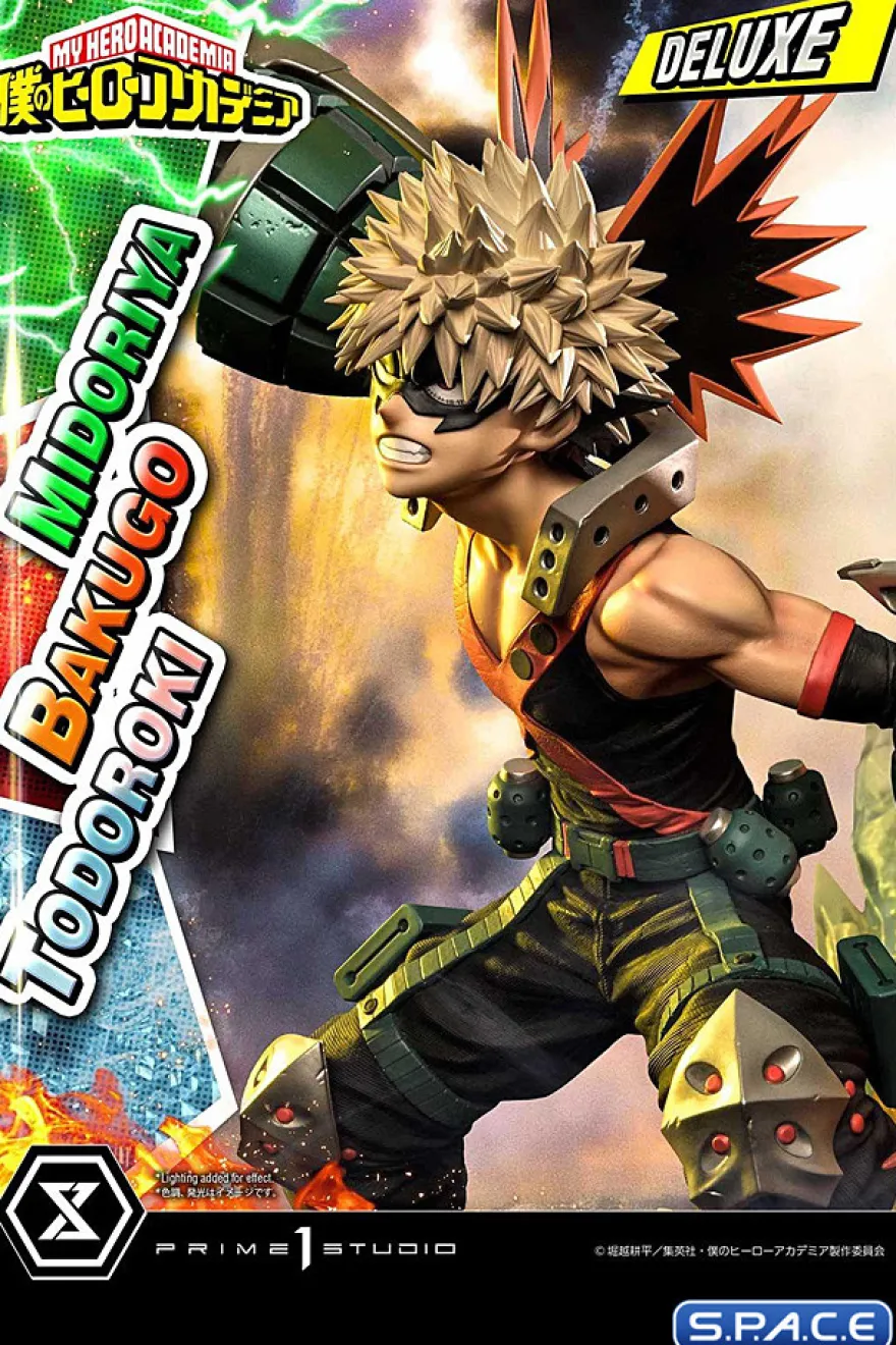 1/4 Scale Midoriya, Bakugo & Todoroki Deluxe Ultimate Premium Masterline Statue - Bonus Version