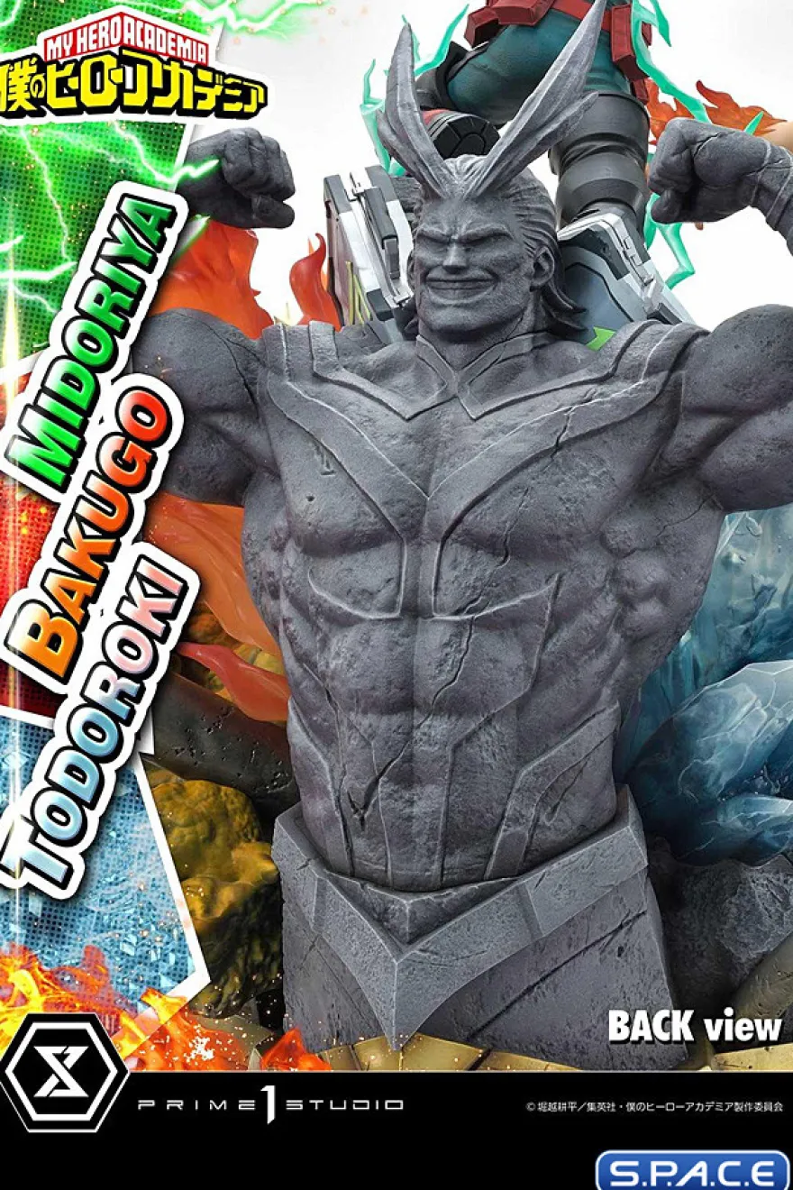 1/4 Scale Midoriya, Bakugo & Todoroki Deluxe Ultimate Premium Masterline Statue - Bonus Version