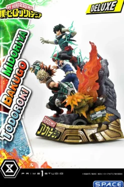 1/4 Scale Midoriya, Bakugo & Todoroki Deluxe Ultimate Premium Masterline Statue - Bonus Version