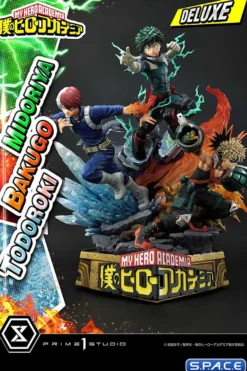 1/4 Scale Midoriya, Bakugo & Todoroki Deluxe Ultimate Premium Masterline Statue - Bonus Version