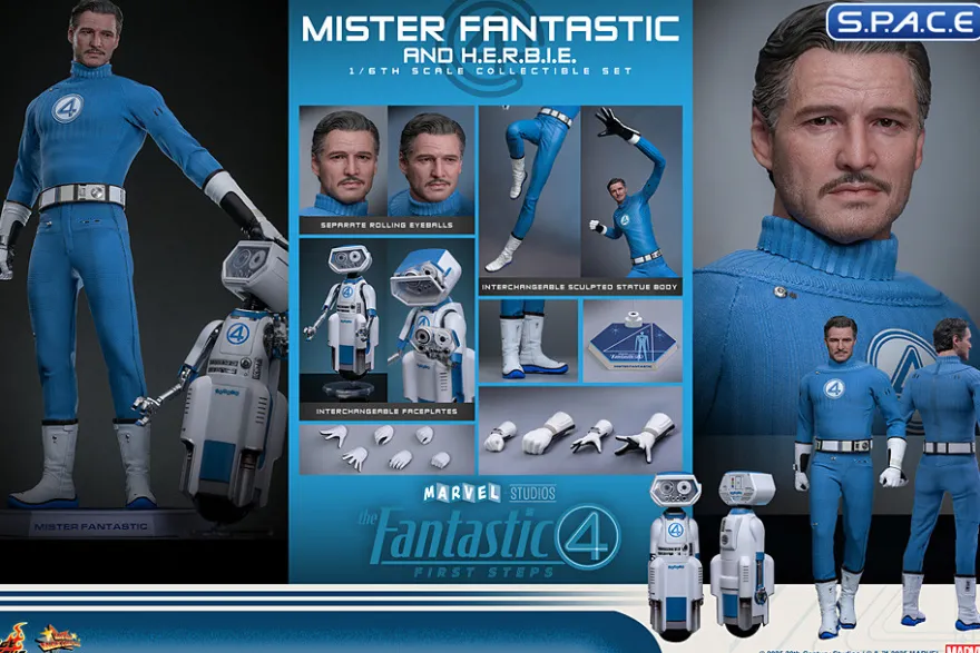 1/6 Scale Mister Fantastic & H.E.R.B.I.E. Deluxe Version